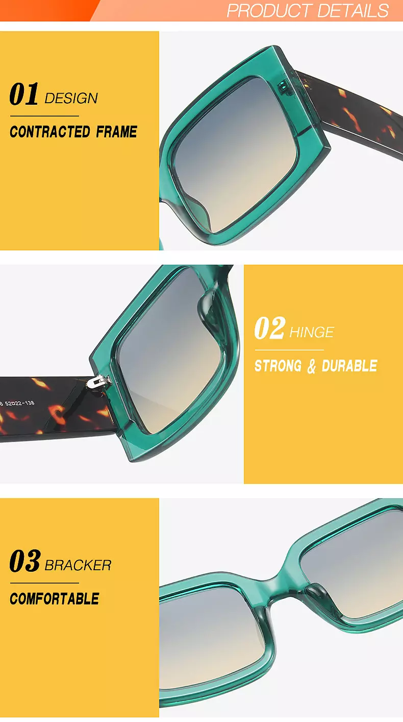 come4buy.com-Green Frame Sunglasses