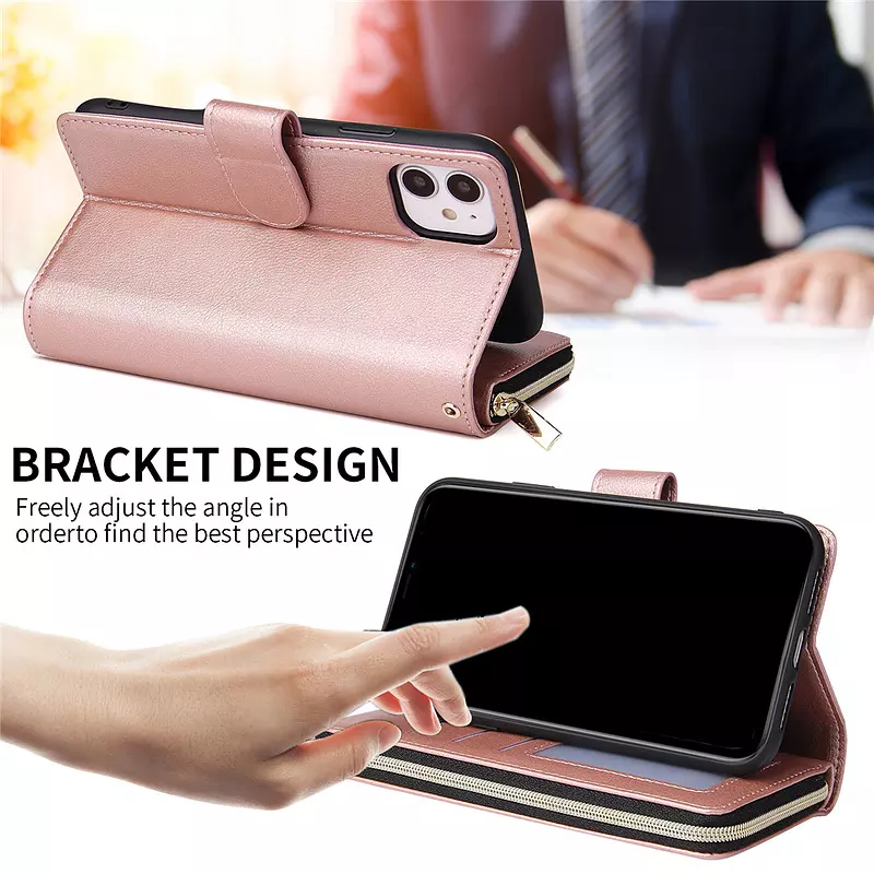 come4buy.com-Magnetic Bag Cover Wallet Cases For iphone