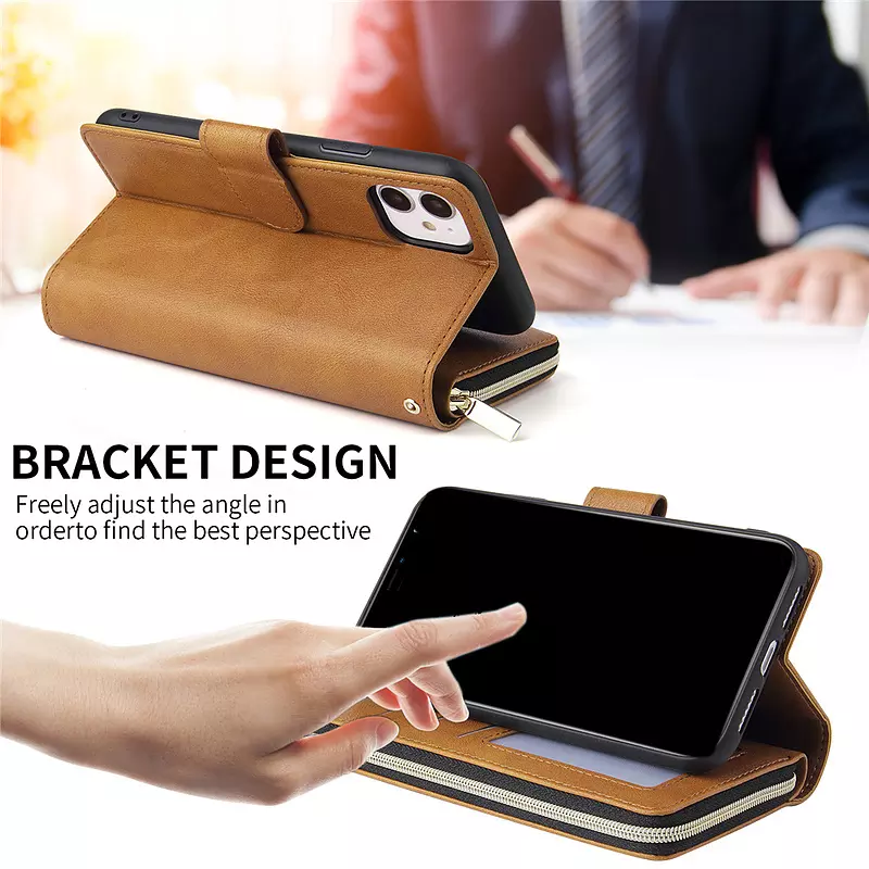 come4buy.com-Magnetic Bag Cover Wallet Cases For iphone
