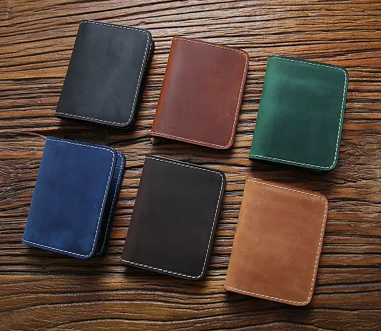 come4buy.com-Slim Small Man Wallet Leather Credit Card Holder