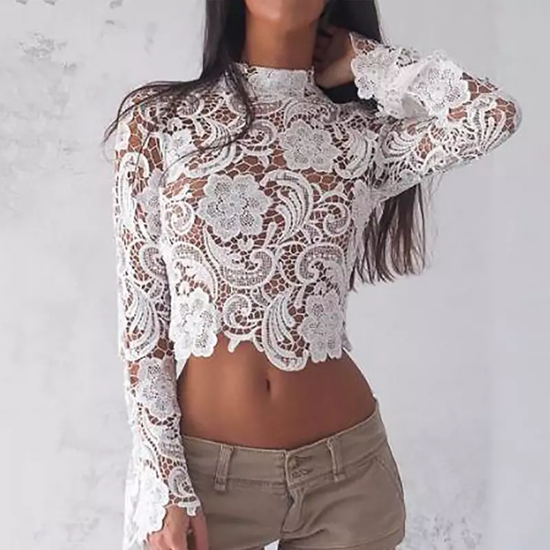 come4buy.com-Sexy Tops Floral Ladies Shirt Blouses