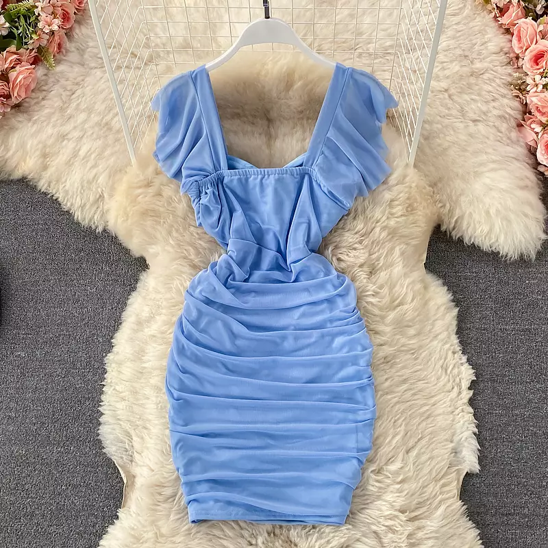 come4buy.com-Sexy Women Shapewear Solid Party Dresses
