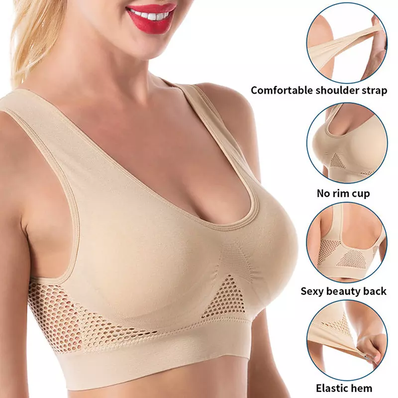 come4buy.com-Sports Bras For Women Unwired Bras