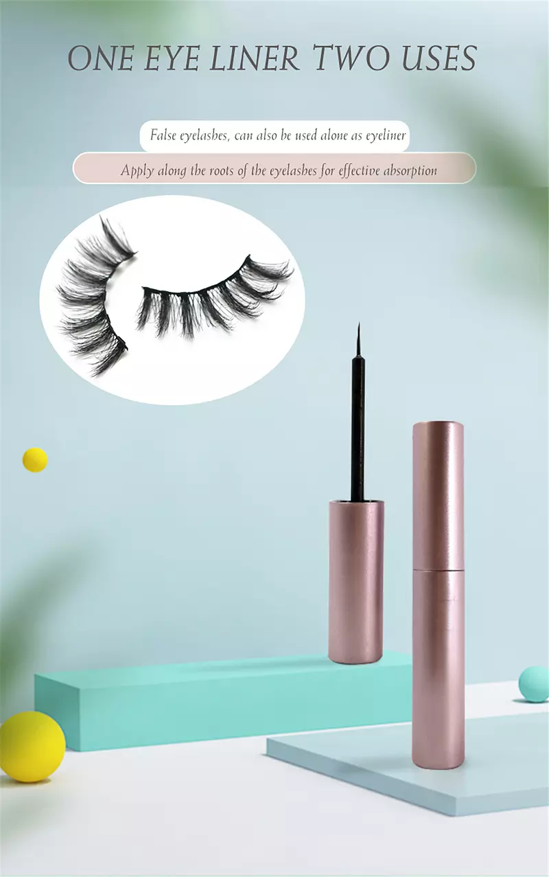 come4buy.com-Kit de pinzas de delineador de ojos magnético para pestañas postizas de visón 3D