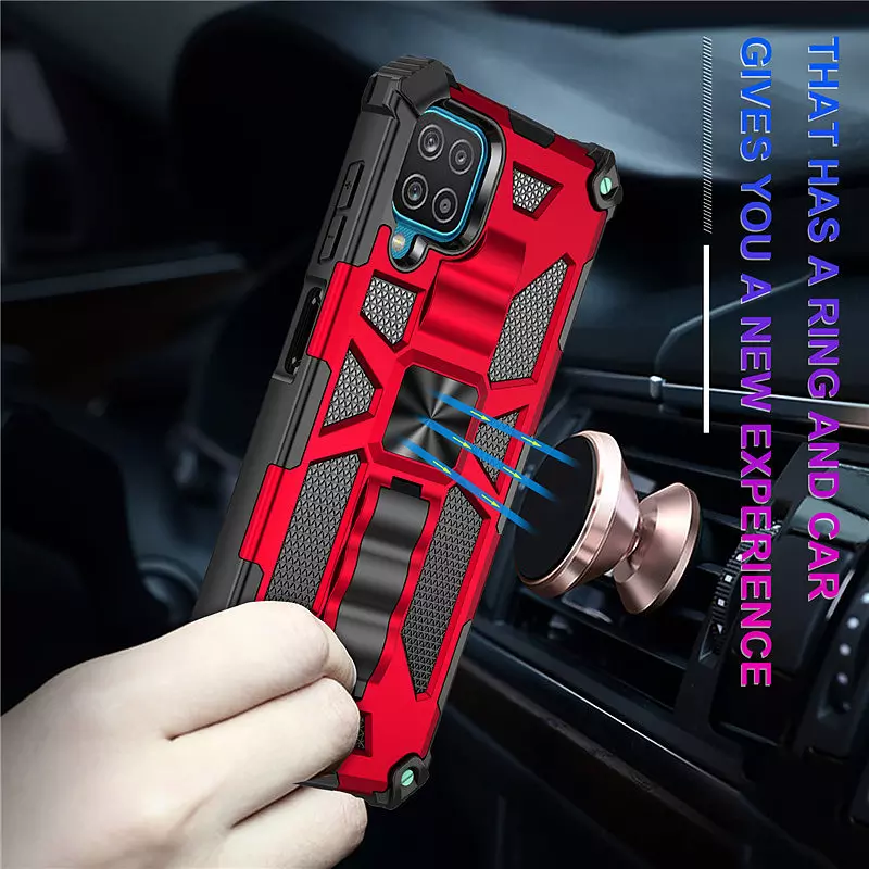 come4buy.com-For Samsung Galaxy A72 Case Car Magnet Ring Shockproof
