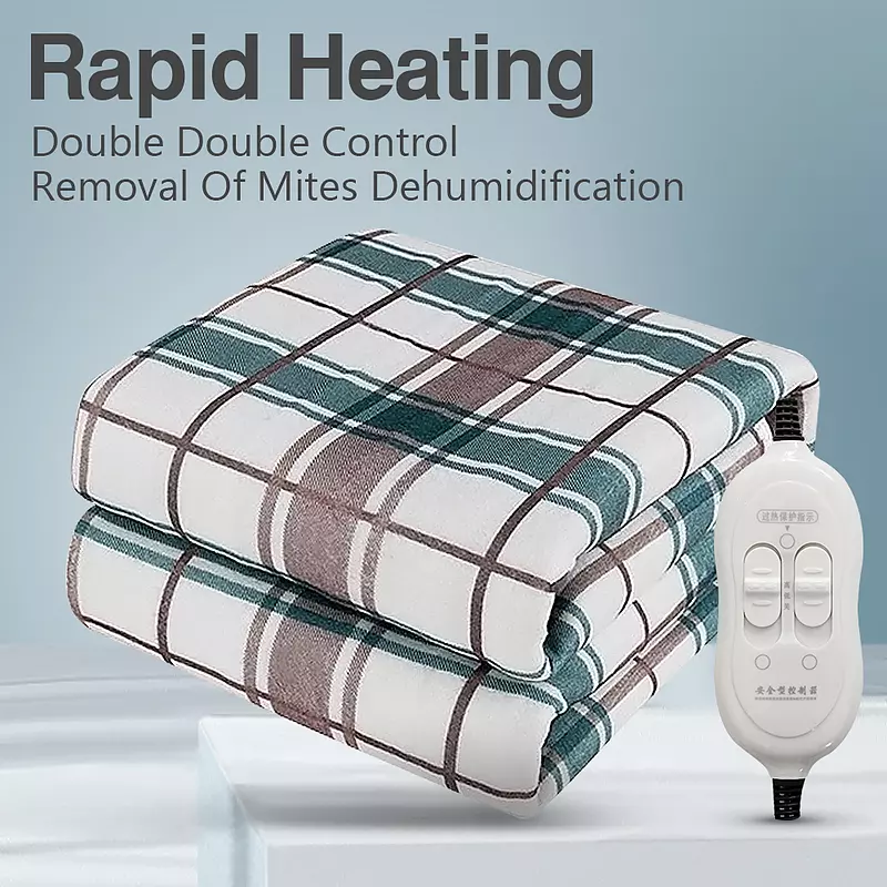 come4buy.com-Electric Blanket 220v Heating Double Layer Thickening