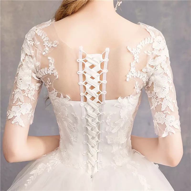 come4buy.com-Princess Illusion Wedding Dresses