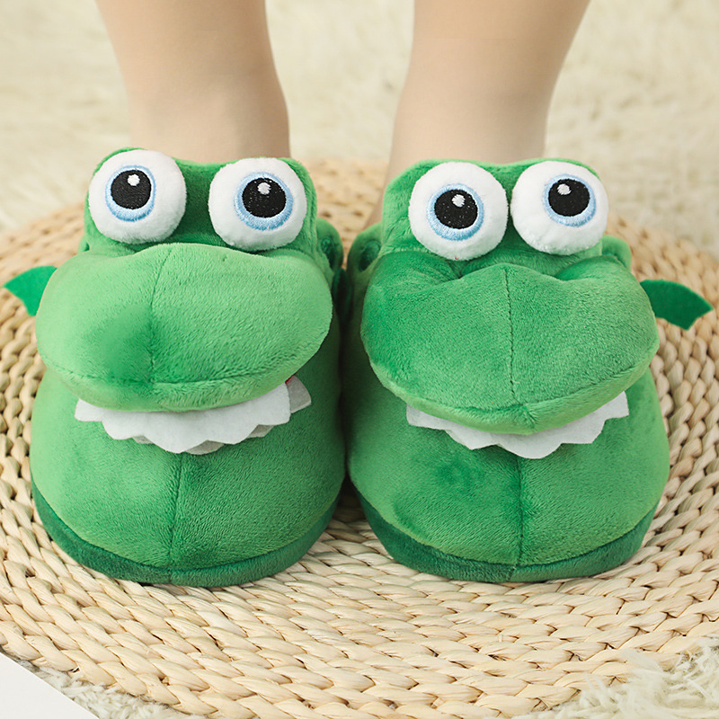 come4buy.com-Crocodile Cotton Slippers