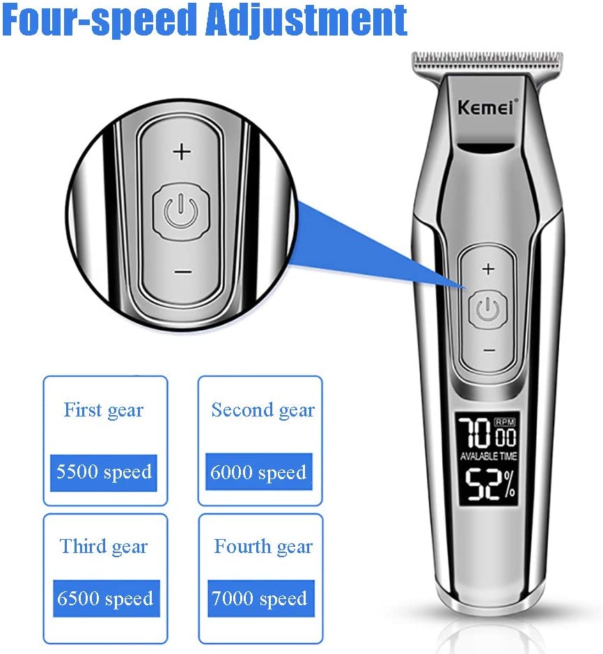 come4buy.com-Led Digital Carving Clippers Hair Trimmers