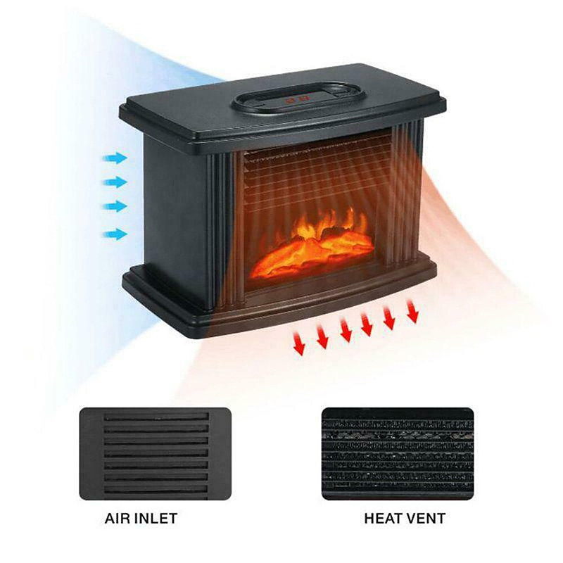 come4buy.com-Electric Fireplace Space Heater 1000W