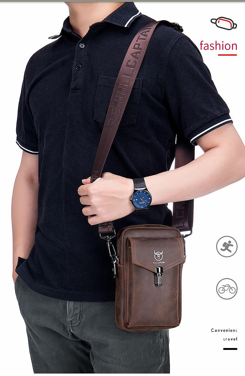 come4buy.com-Mobile Phone Bag Male 7-inch Shoulder Waist Packs