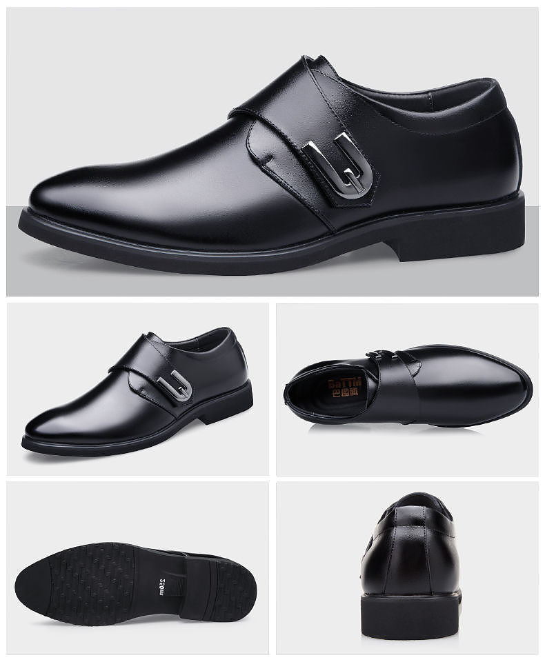 come4buy.com-Men Dress Shoes Business Formal Leather Shoes