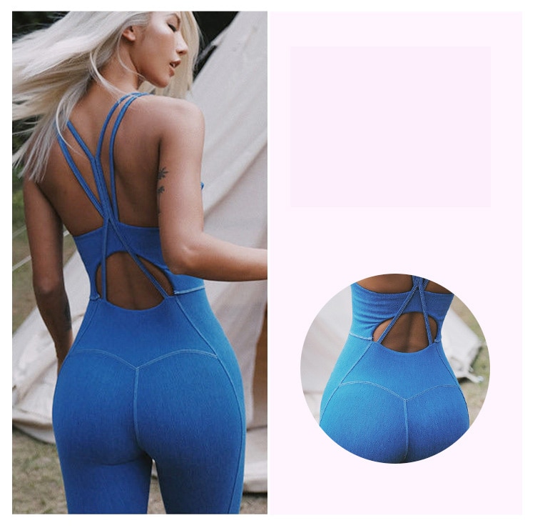 come4buy.com-Yoga Athletic One Pieces Bodysuits Gym Workout Clothing