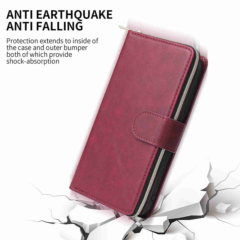 elitephonecase.com-Wallet Samsung Galaxy Note 9 Ultra үчүн 20-карталуу капчык