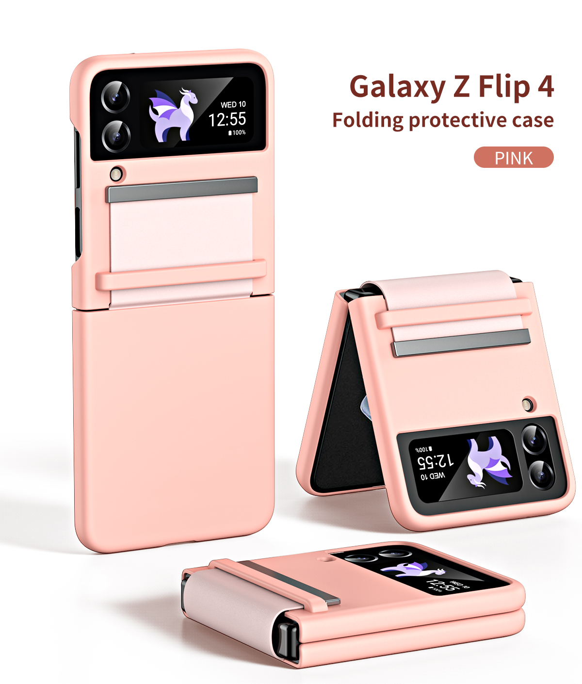 elitephonecase.com- Ultra dënn Hautfrëndlech Matte Case Fir Samsung Galaxy Z
