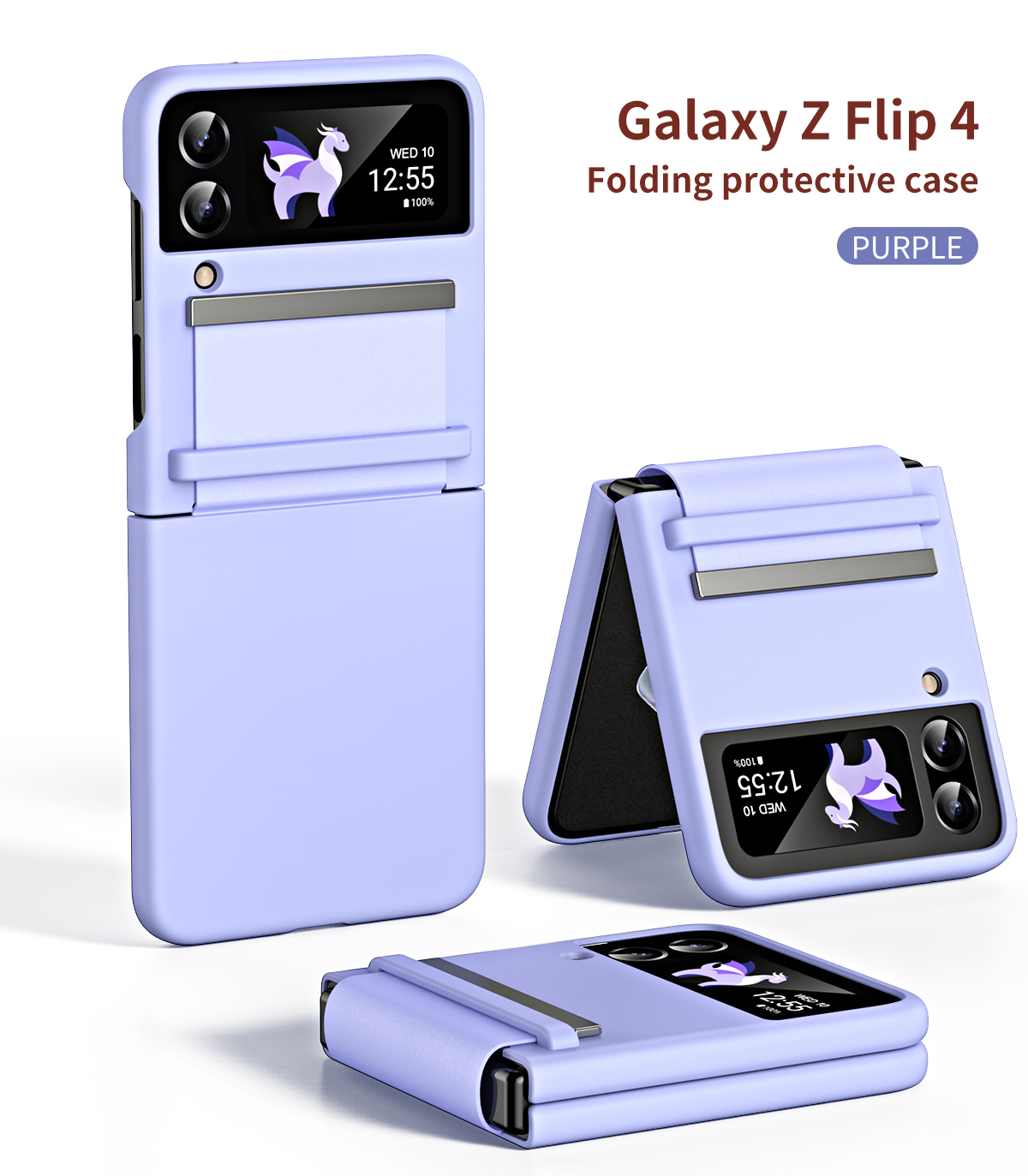 elitephonecase.com- Ultra tenké matné pouzdro šetrné k pokožce pro Samsung Galaxy Z