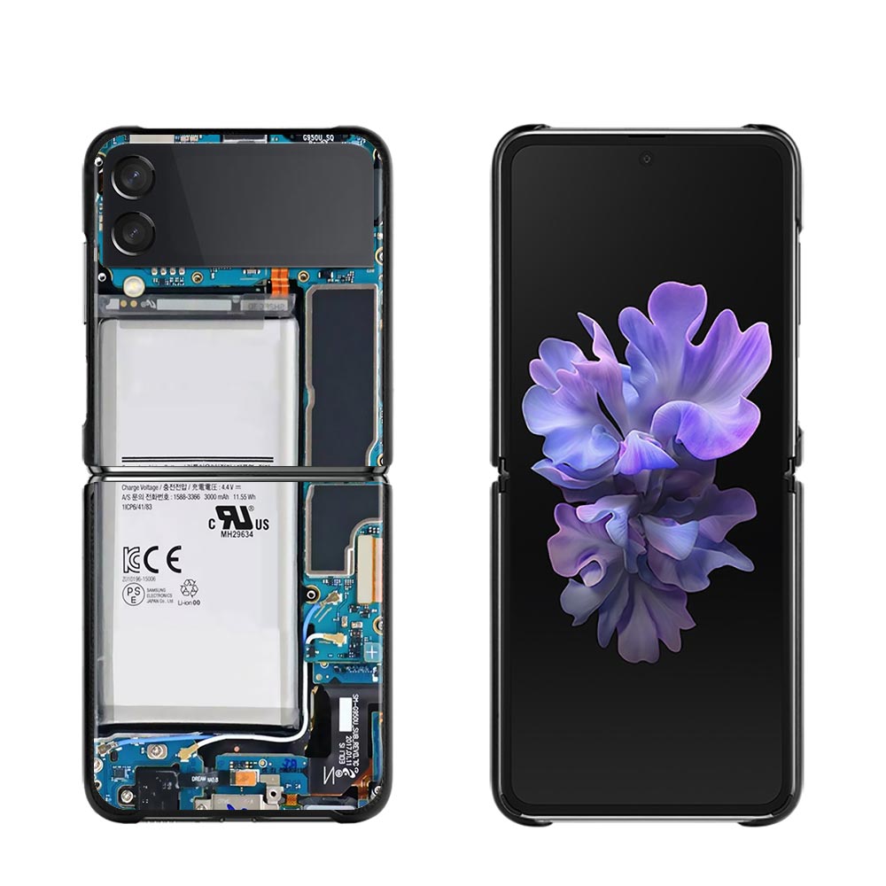 elitephonecase.com-Z फ्लिप 4 पीसी फोन केस सैमसंग ग्यालेक्सी को लागी