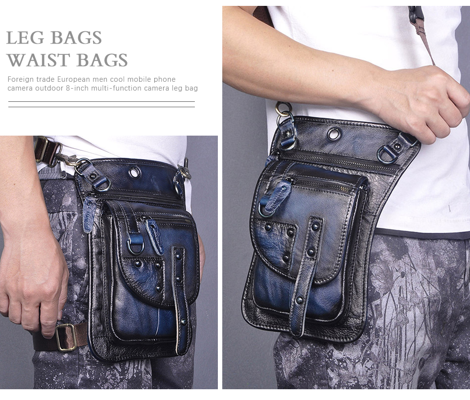 come4buy.com-Messenger Bag Hook Belt Waist Pack Drop Leg Bag
