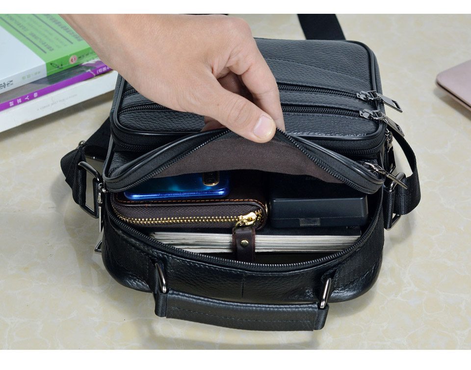 come4buy.com-Boch kwi Messenger Bag Gason iPad Biznis Bag