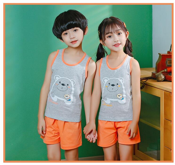 come4buy.com-Kids Roztomilé bavlnené detské pyžamá Dievčenské oblečenie