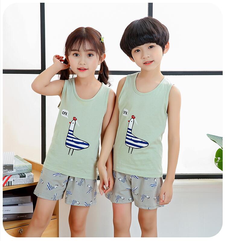 come4buy.com-Kids Cute Cotton Children Pyjamas Girls Clothing