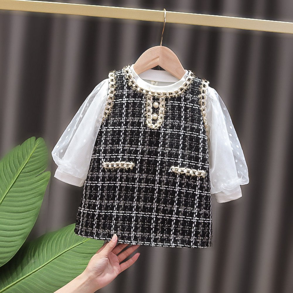 come4buy.com-Fashion Spring Girls Kids Princess Overall Dress