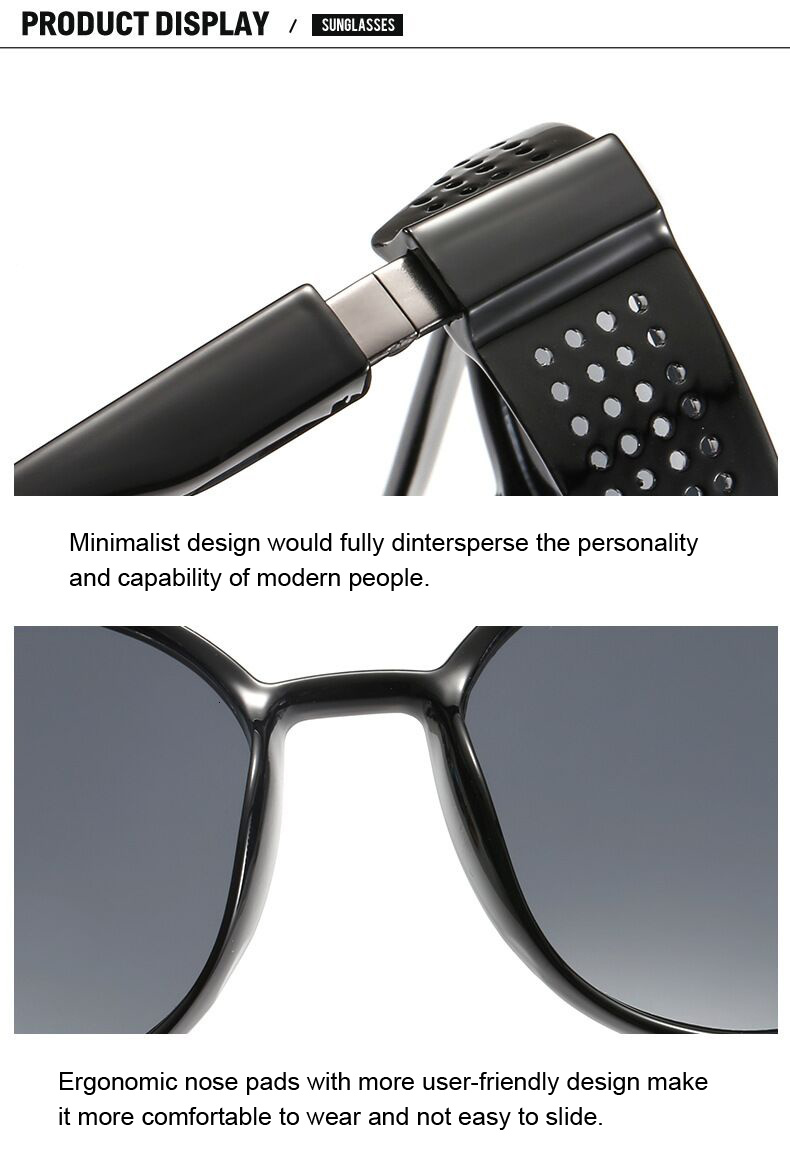 come4buy.com-Man Side Shield Очила Пластична рамка Очила за сонце со готски огледало