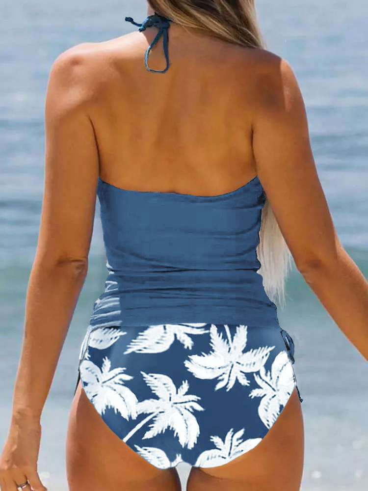 come4buy.com-Жіночий купальний костюм Літній пляжний набір бікіні з кокосом