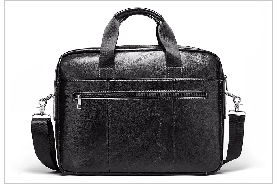 come4buy.com-Мъжка чанта за офис куфарче за лаптоп от телешка кожа