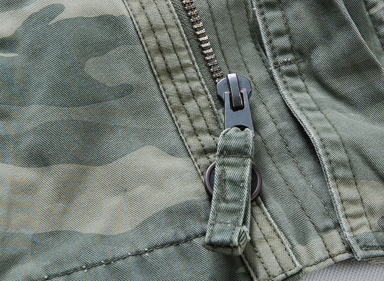 цоме4буи.цом-Војна тексас јакна Мушка ретро камуза са више џепова