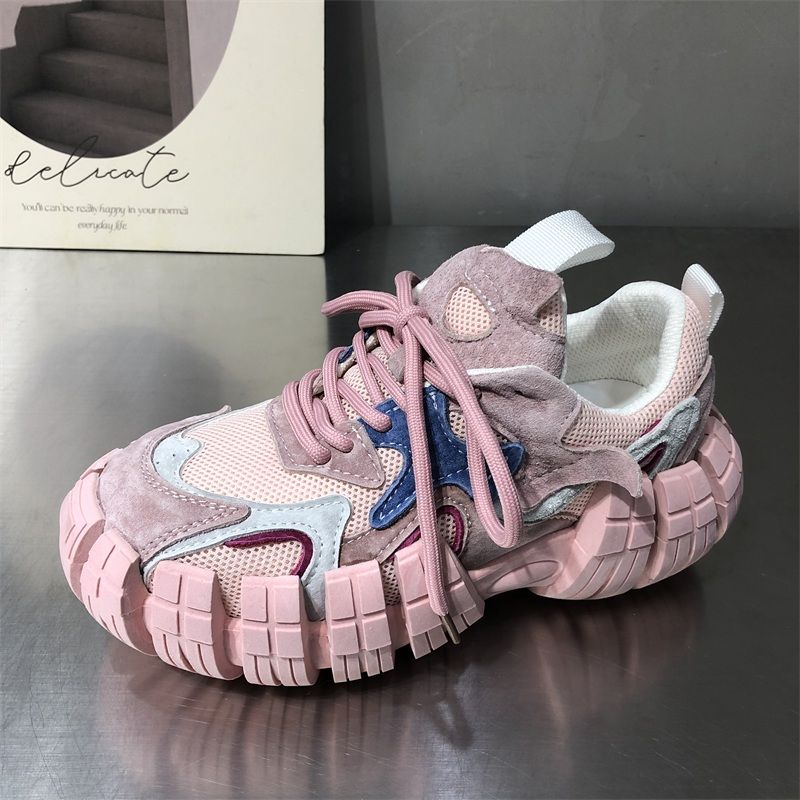 come4buy.com-Fashion Platform Sports Shoes For Woman Stylish Sneakers