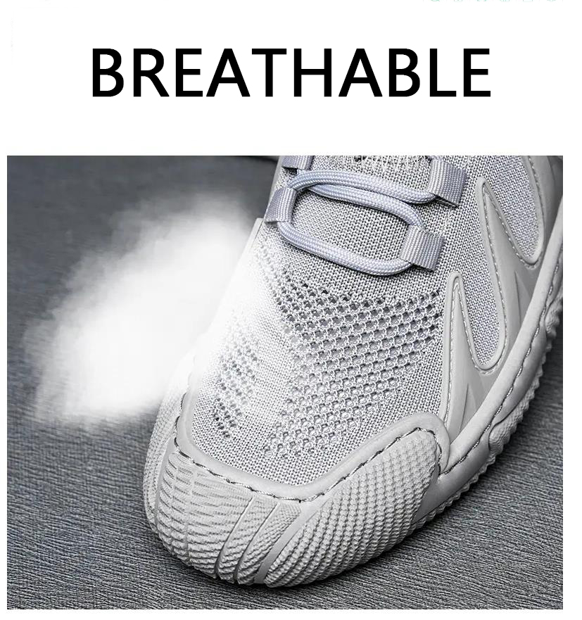 come4buy.com-Sieťovaná pánska bežecká obuv Outdoorová priedušná pánska vychádzková obuv