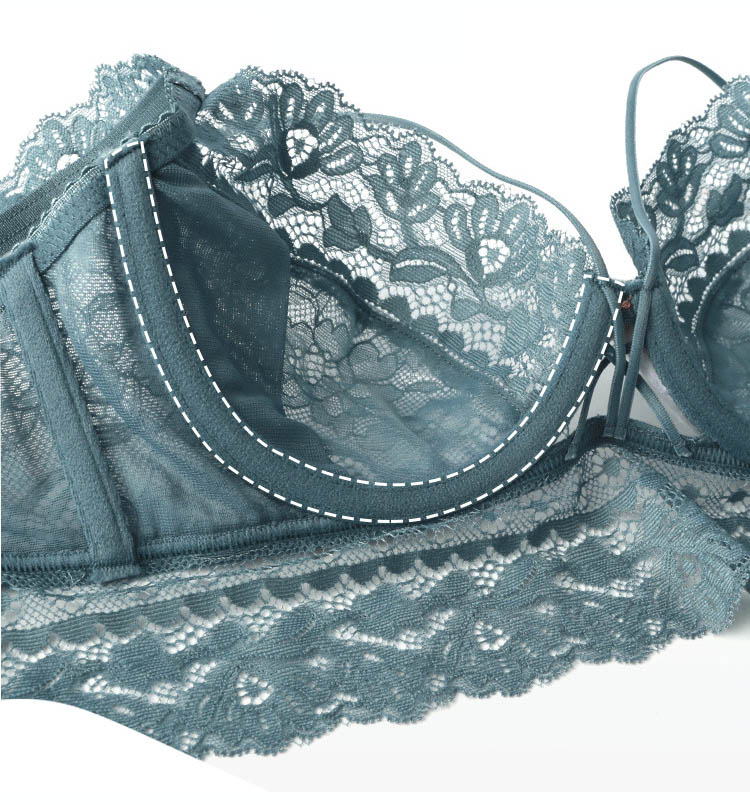 come4buy.com-Sexy Transparent Panties For Women Bandage Bra Set