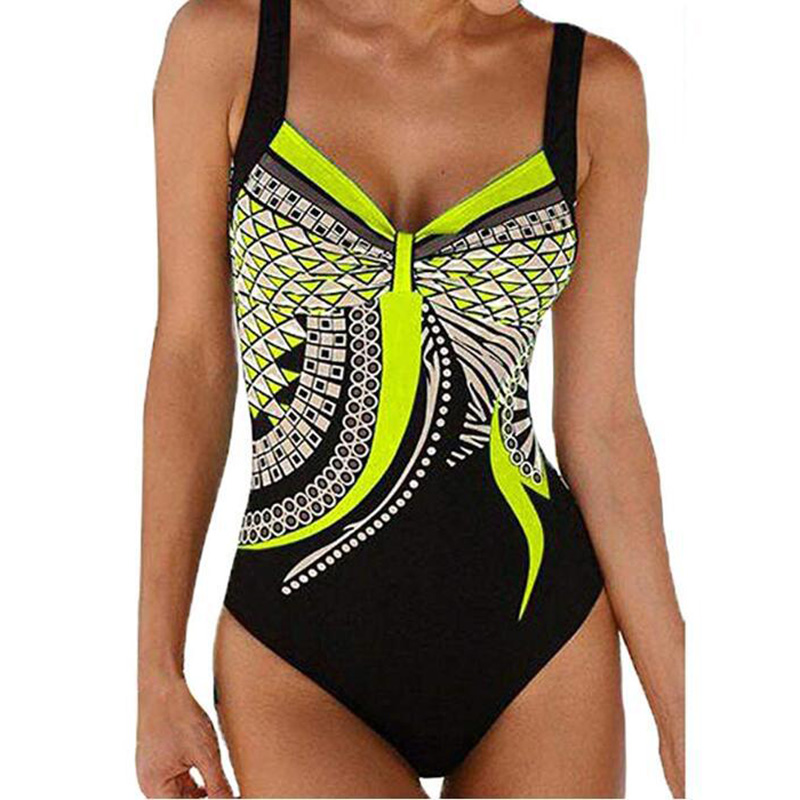 come4buy.com-Women One Piece Swimsuit Push Up Sexy Bathing Suit