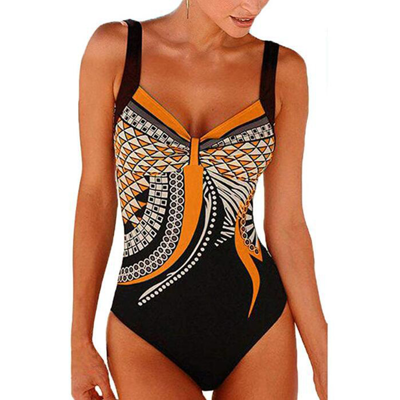 come4buy.com-Women One Piece Swimsuit Push Up Sexy Bathing Suit