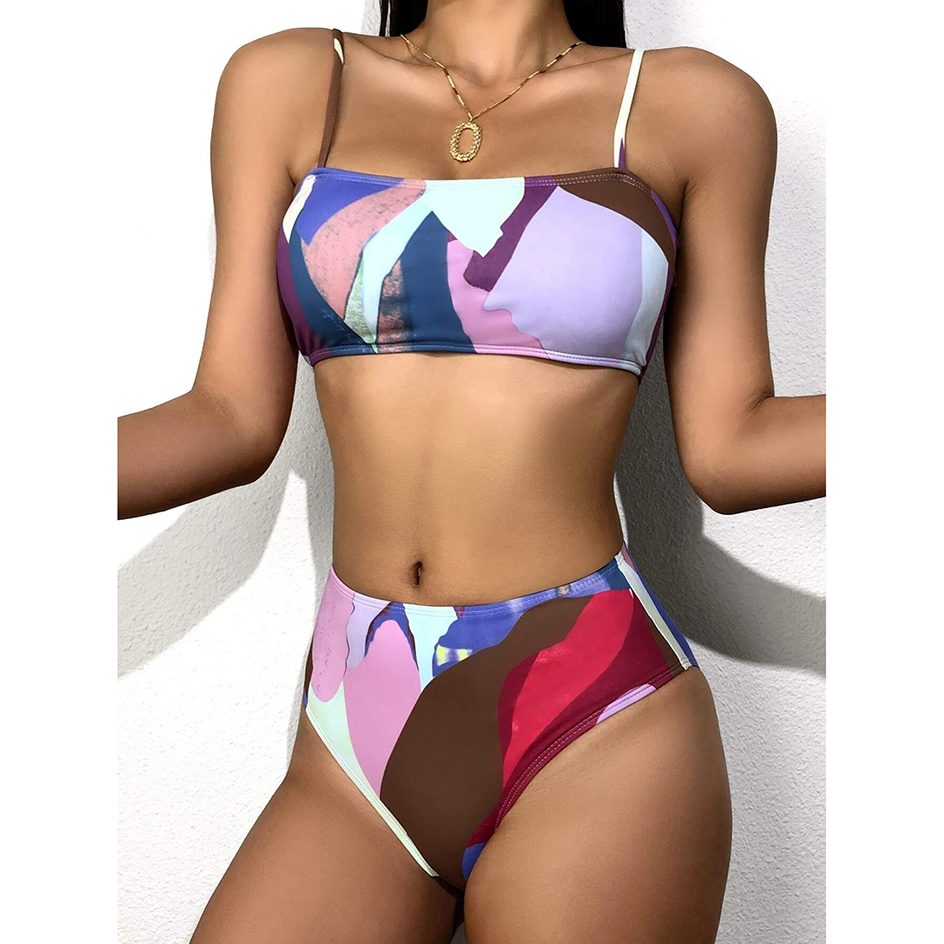 come4buy.com-High Waist Bikini Sexy Swimsuit Women Swim Cover Sets
