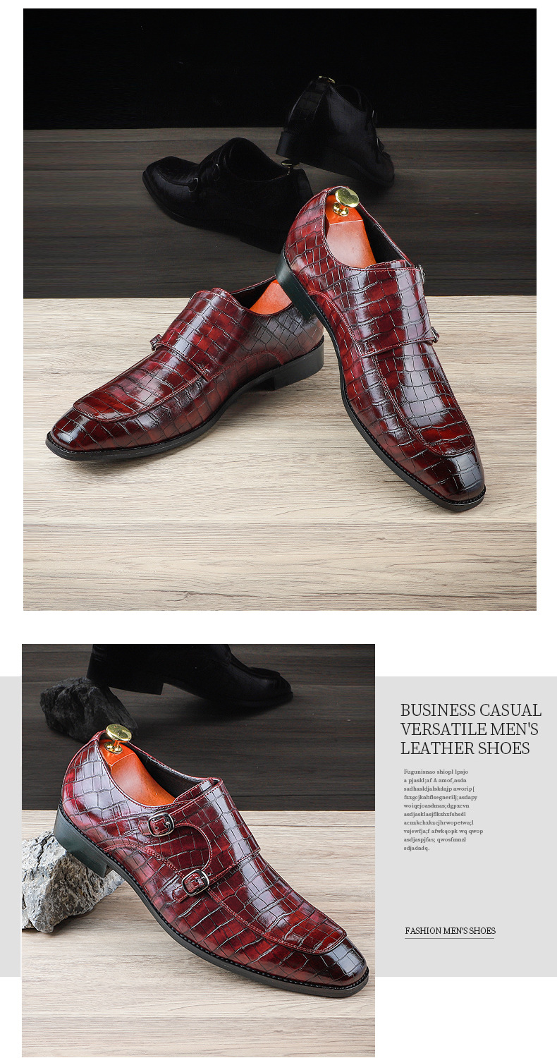 come4buy.com-Klassesch Krokodilmuster Business Flat Party Shoes