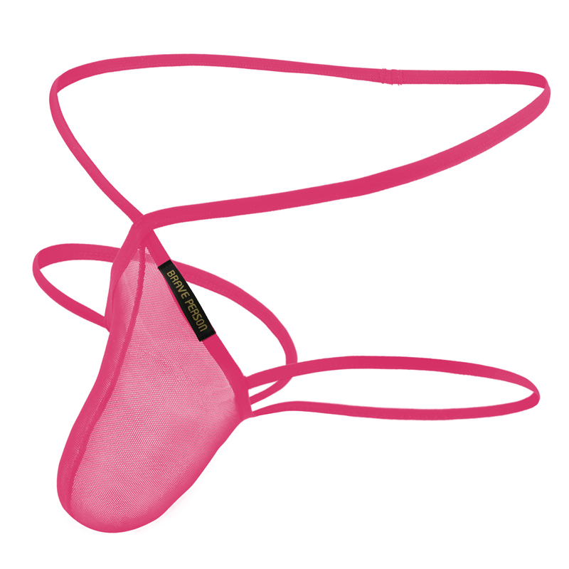 come4buy.com-Men Briefs Thongs Pouch Mesh Transparent Underwear