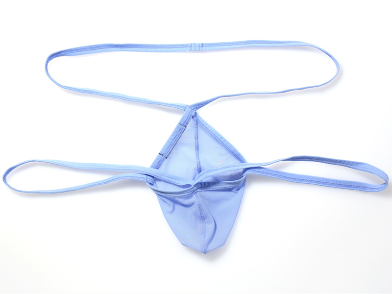 Swbreety Men's Transparent Thong Underwear Comfty Mesh Pouch Underwear at   Men's Clothing store
