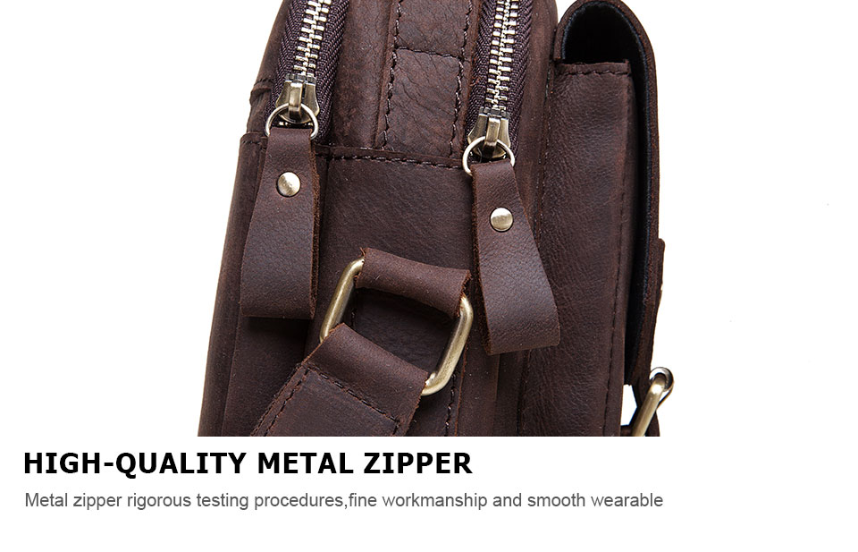 come4buy.com-Genuine Leather Gas Top Quality Satchel Sling Bag