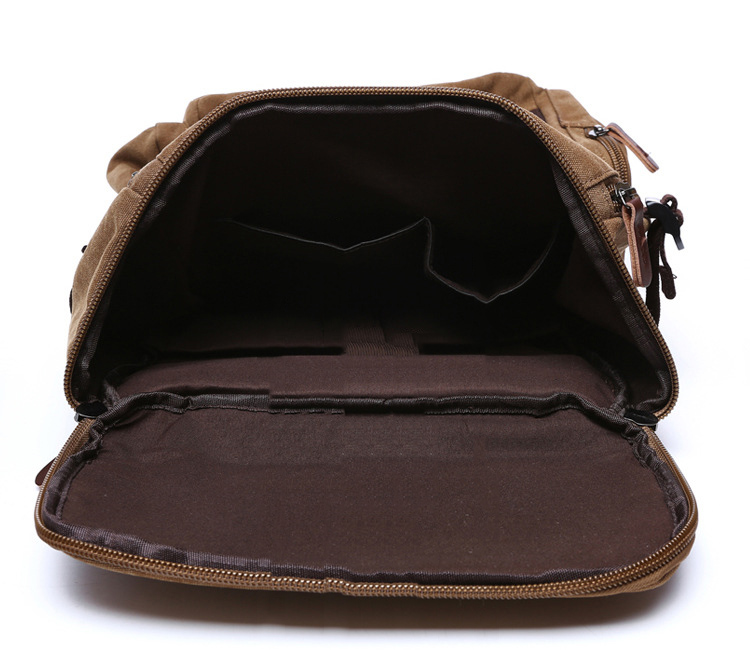 come4buy.com-Camouflage Kanvas Backpack Kapasitas Gedhe Men Travel Bags