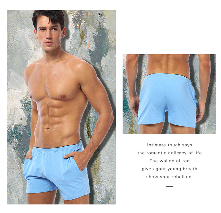 come4buy.com-Cotton Underwear Boxer Shorts With Pocket