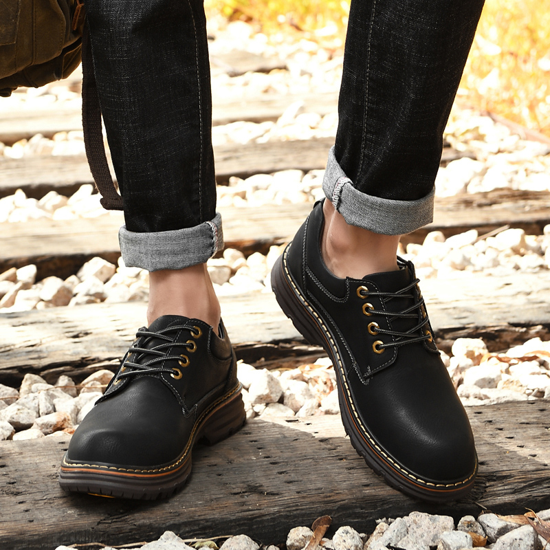 come4buy.com-Men Formal Men High Quality Outdoor Work Shoes