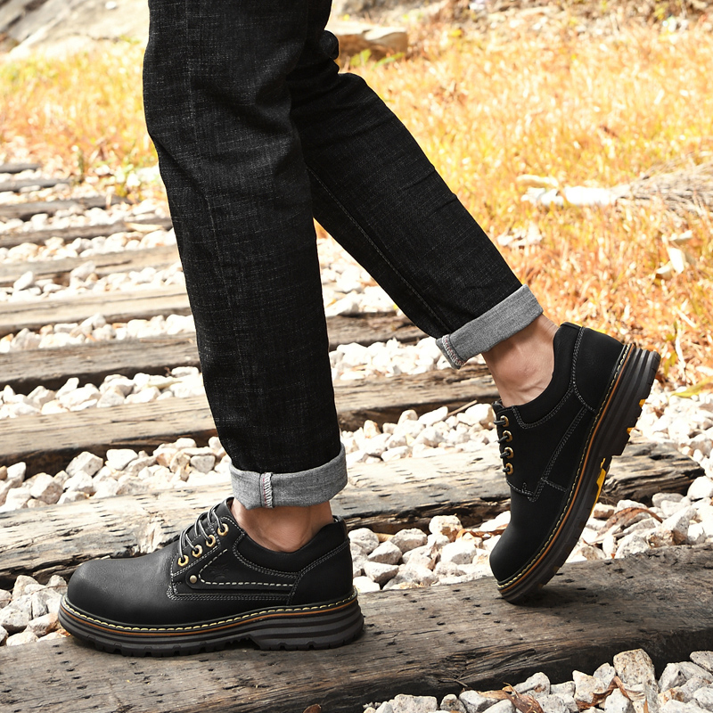 come4buy.com-Men Formal Men High Quality Outdoor Work Shoes