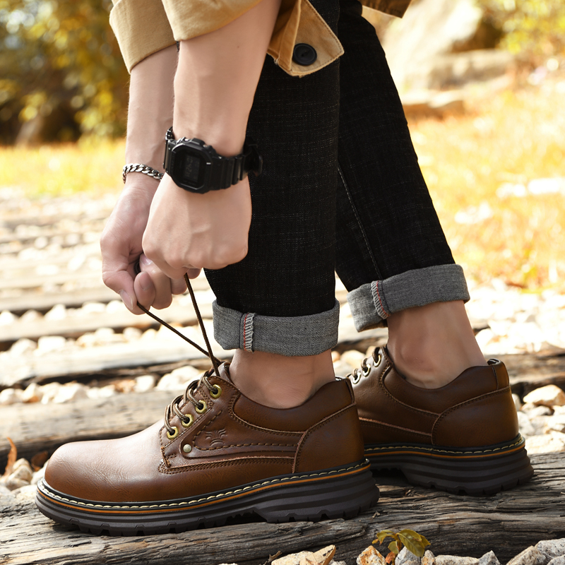 come4buy.com-Men Formal Men High Quality Outdoor Work Shoes