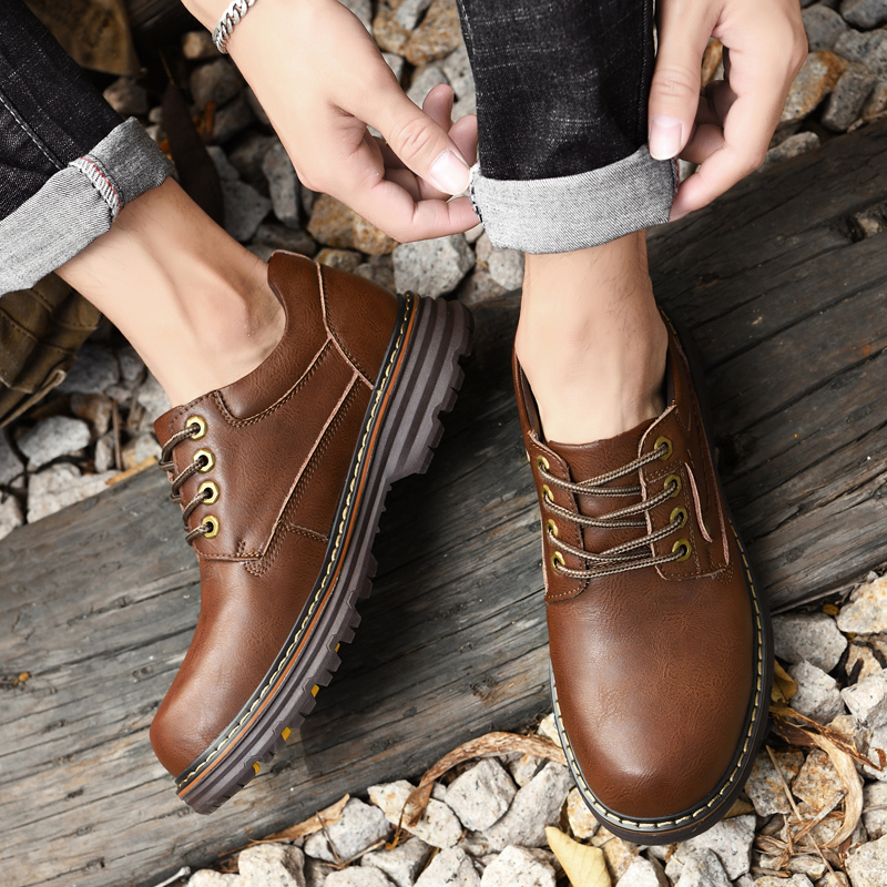come4buy.com-Men Formal Men High Quality Outdoor Work Shoes