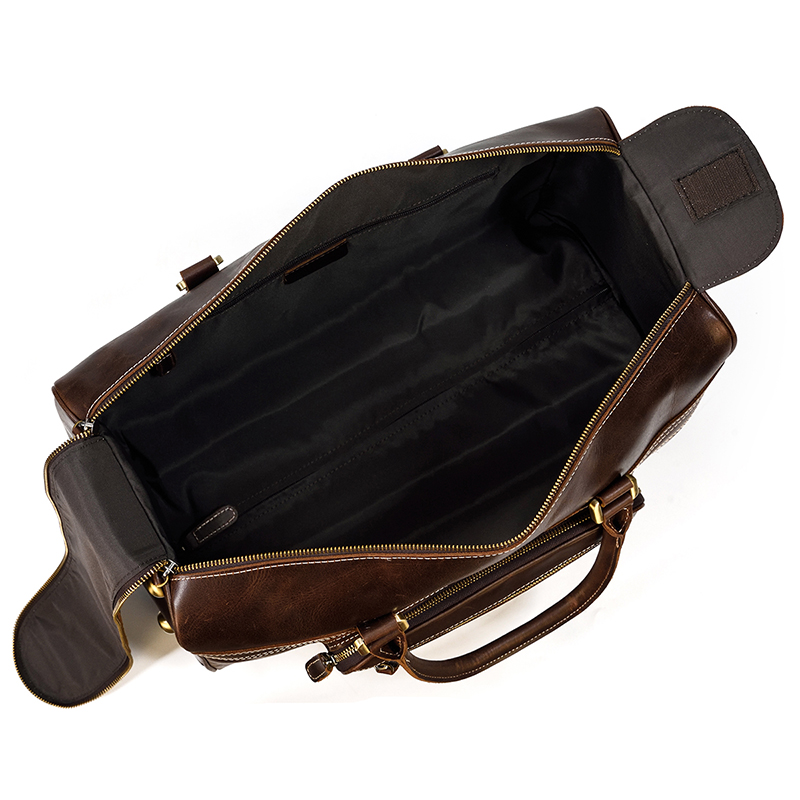 come4buy.com-Genuine Leather Hand Luggage Travel Bag Rollers Handbags