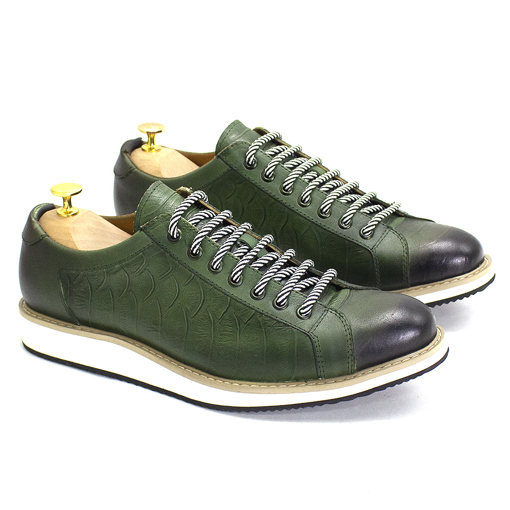 come4buy.com-Men Casual Shoes Real Cow Leather Flat Shoes