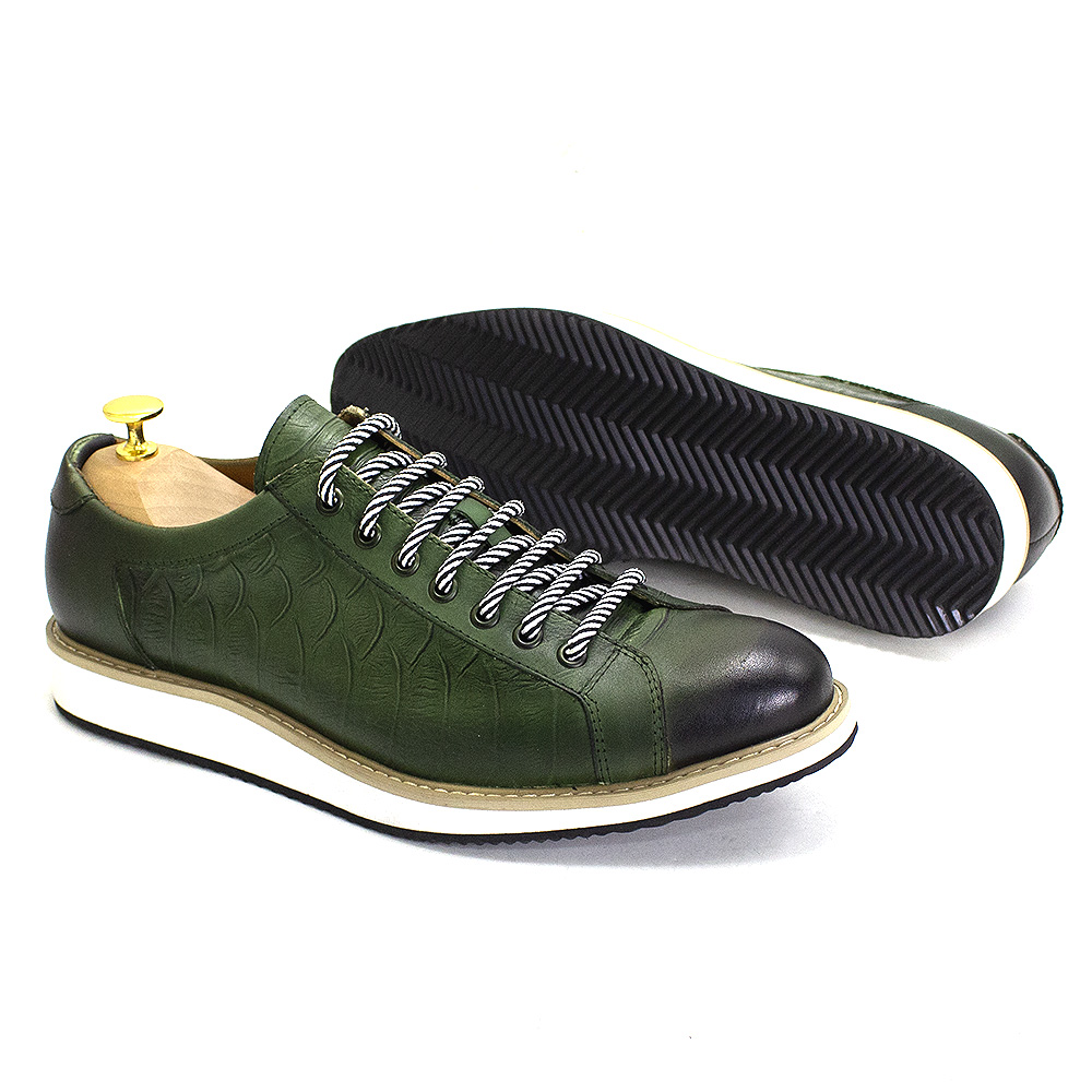 come4buy.com-Men Casual Shoes Real Cow Leather Flat Shoes