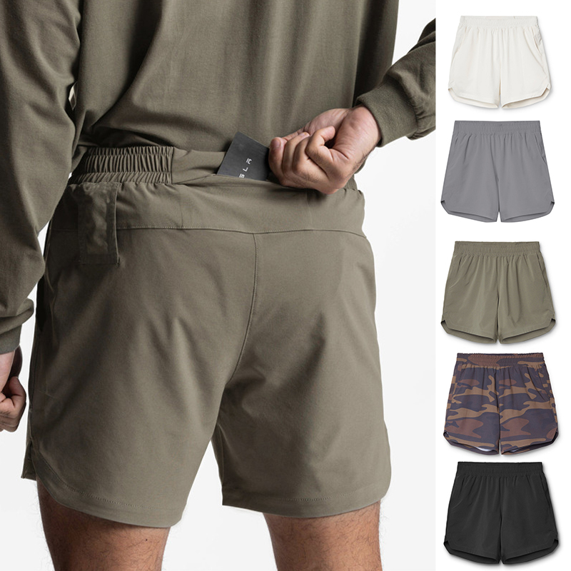 come4buy.com-Pantalones cortos para hombre Pantalones cortos deportivos informales de secado rápido para gimnasio